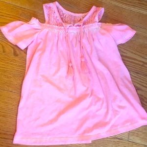Girls Justice Coral Shirt, size 6/7